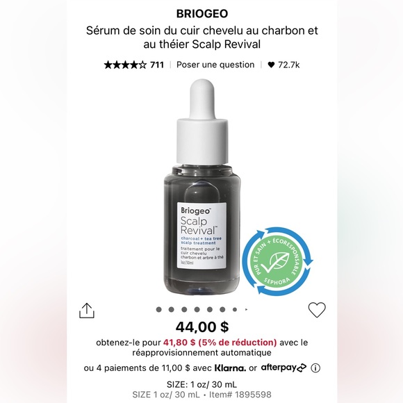 3/25$ 💜 Briogeo Travel Hair Set - Picture 3 of 3